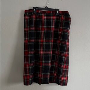 Pendleton Black and Red Tartan Wool Jacket
